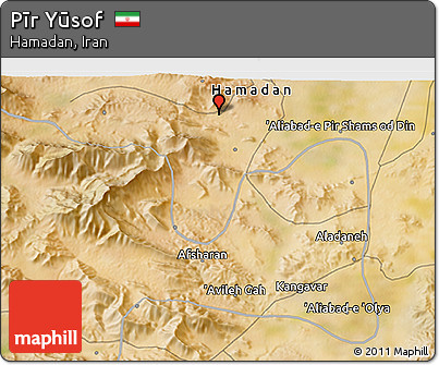 Satellite 3D Map of Pīr Yūsof