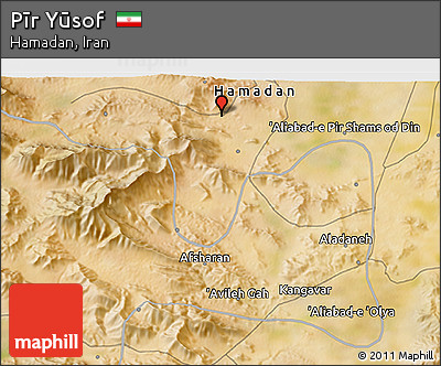 Satellite 3D Map of Pīr Yūsof
