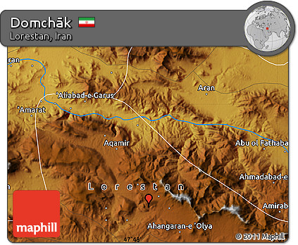 Physical Map of Domchāk