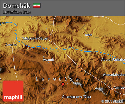 Physical Map of Domchāk