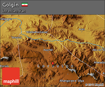 Physical Map of Golgīn
