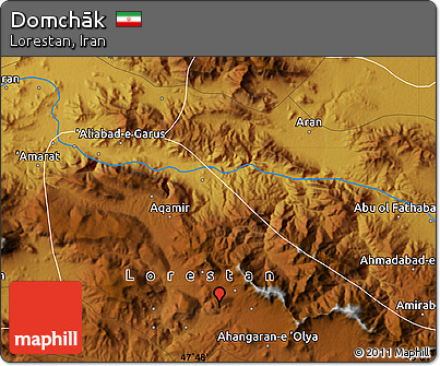 Physical Map of Domchāk