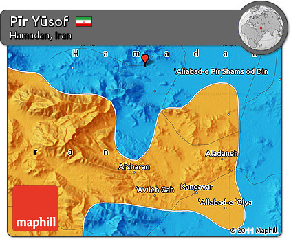 Political Map of Pīr Yūsof
