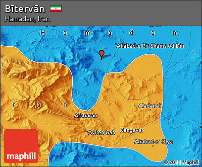 Political Map of Bītervān
