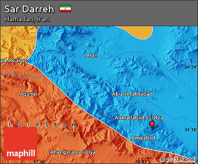 Political Map of Sar Darreh