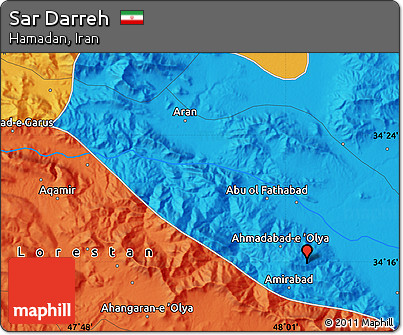 Political Map of Sar Darreh