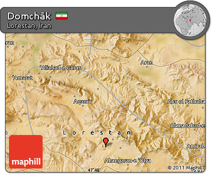 Satellite Map of Domchāk