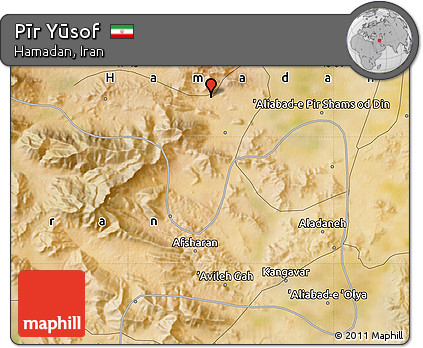 Satellite Map of Pīr Yūsof