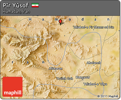 Satellite Map of Pīr Yūsof