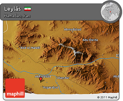 Physical 3D Map of Leylās