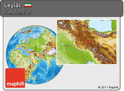 Physical Location Map of Leylās