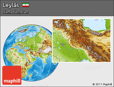 Physical Location Map of Leylās