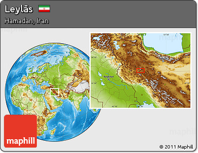 Physical Location Map of Leylās