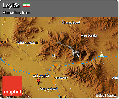Physical Map of Leylās