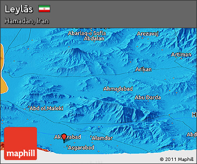 Political Panoramic Map of Leylās