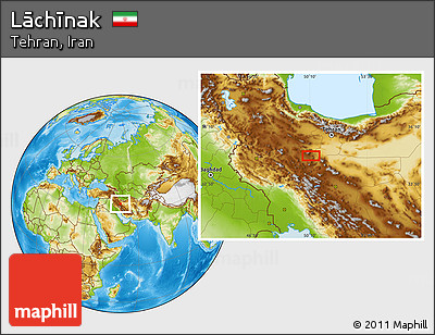 Physical Location Map of Lāchīnak