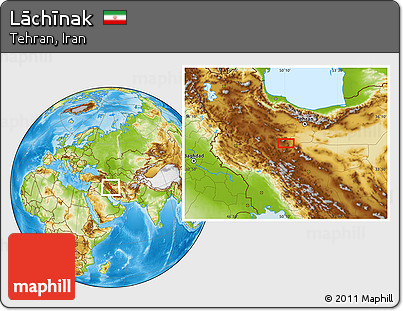 Physical Location Map of Lāchīnak