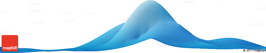Shaded Relief Horizon Map of the Area around 34° 28' 56" N, 51° 46' 29" W Shaded Relief Horizon Map of the Area around 34° 28' 56" N, 51° 46' 29" W