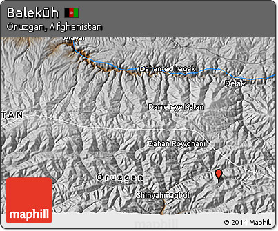Physical 3D Map of Balekūh