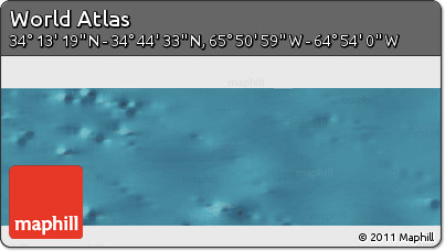 Satellite Panoramic Map of the Area around 34° 28' 56" N, 65° 22' 30" W