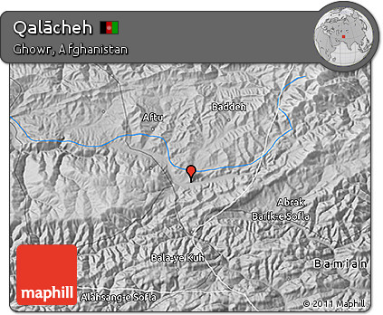 Physical 3D Map of Qalācheh