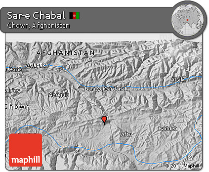 Physical 3D Map of Sar-e Chabal