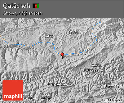 Physical 3D Map of Qalācheh