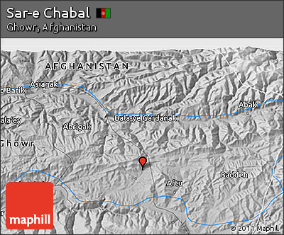 Physical 3D Map of Sar-e Chabal