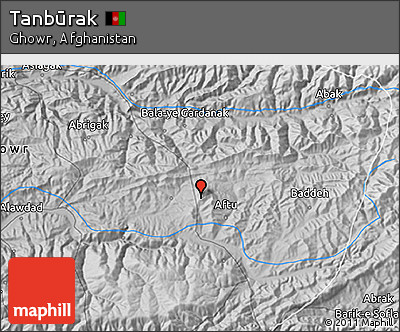 Physical 3D Map of Tanbūrak