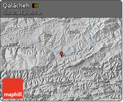 Physical 3D Map of Qalācheh