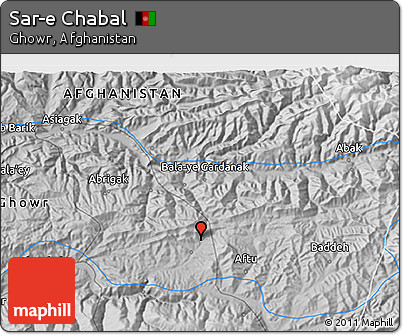 Physical 3D Map of Sar-e Chabal
