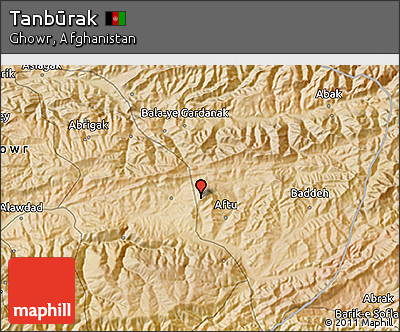 Satellite 3D Map of Tanbūrak