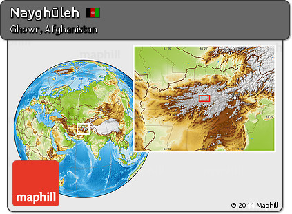 Physical Location Map of Nayghūleh