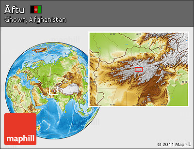 Physical Location Map of Āftu