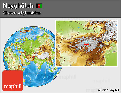 Physical Location Map of Nayghūleh