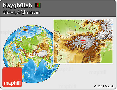Physical Location Map of Nayghūleh