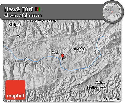 Physical Map of Nawē Tūrī
