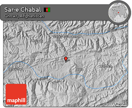Physical Map of Sar-e Chabal