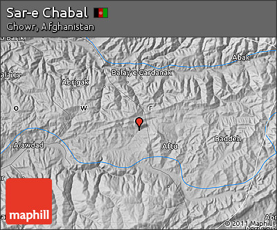Physical Map of Sar-e Chabal
