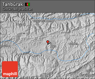 Physical Map of Tanbūrak