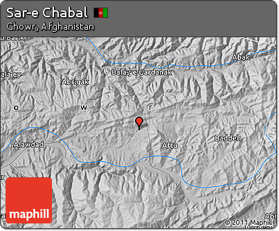 Physical Map of Sar-e Chabal