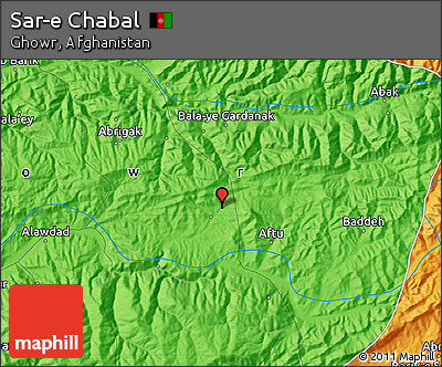Political Map of Sar-e Chabal