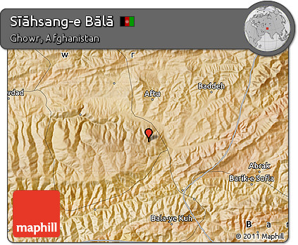 Satellite Map of Sīāhsang-e Bālā