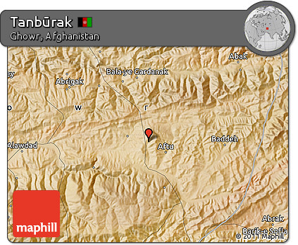 Satellite Map of Tanbūrak