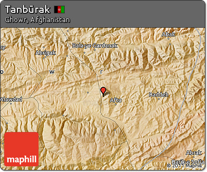Satellite Map of Tanbūrak