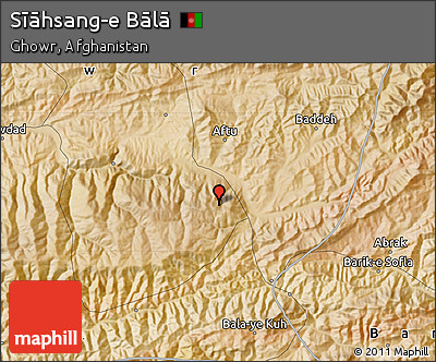 Satellite Map of Sīāhsang-e Bālā