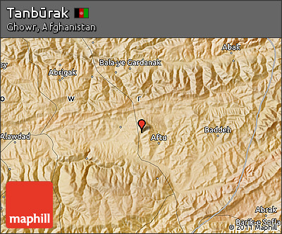 Satellite Map of Tanbūrak