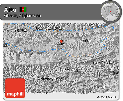 Physical Panoramic Map of Āftu