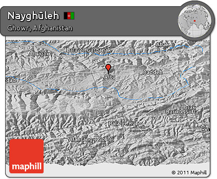 Physical Panoramic Map of Nayghūleh