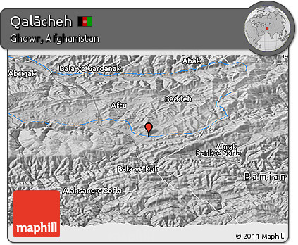 Physical Panoramic Map of Qalācheh